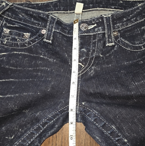 True Religion Skinny Jeans Women’s 29 – Distressed Dark Wash, Made in Mexico - Picture 11 of 11